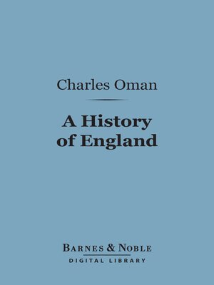 cover image of A History of England (Barnes & Noble Digital Library)